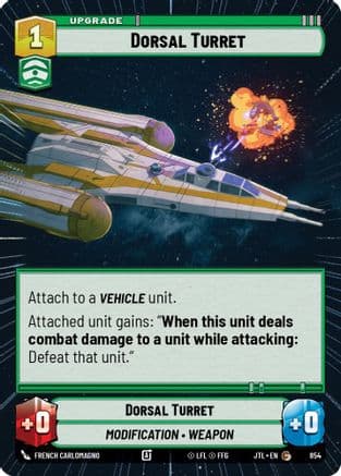 Dorsal Turret (Hyperspace Foil) | Foil (854)  [Jump to Lightspeed]