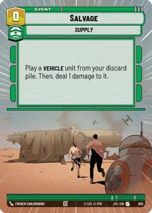 Salvage (Hyperspace Foil) | Foil (855)  [Jump to Lightspeed]
