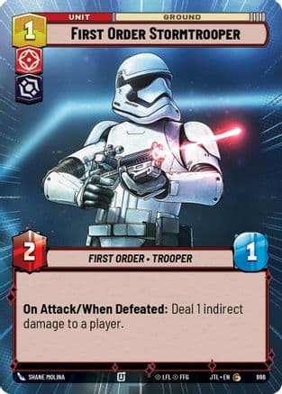 First Order Stormtrooper (Hyperspace Foil) | Foil (866)  [Jump to Lightspeed]