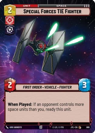 Special Forces TIE Fighter (Hyperspace Foil) | Foil (869)  [Jump to Lightspeed]