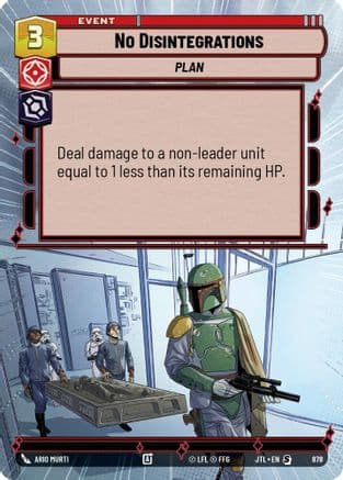 No Disintegrations (Hyperspace Foil) | Foil (878)  [Jump to Lightspeed]
