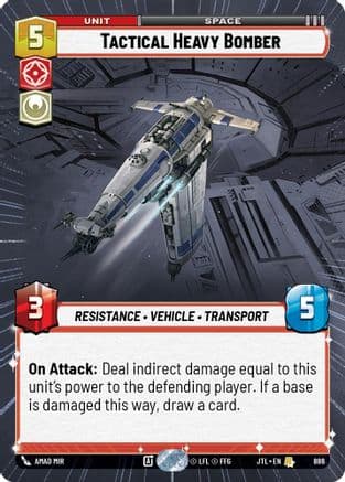 Tactical Heavy Bomber (Hyperspace Foil) | Foil (886)  [Jump to Lightspeed]