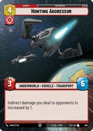 Hunting Aggressor (Hyperspace Foil) | Foil (899)  [Jump to Lightspeed]