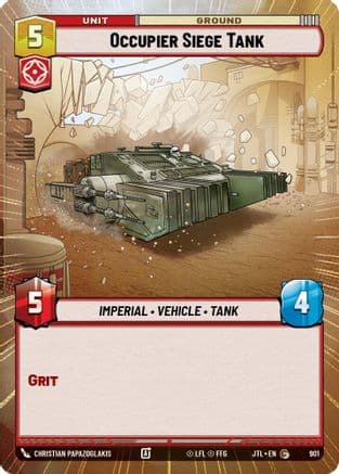 Occupier Siege Tank (Hyperspace Foil) | Foil (901)  [Jump to Lightspeed]