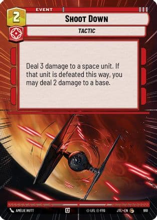 Shoot Down (Hyperspace Foil) | Foil (910)  [Jump to Lightspeed]