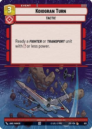 Koiogran Turn (Hyperspace Foil) | Foil (913)  [Jump to Lightspeed]