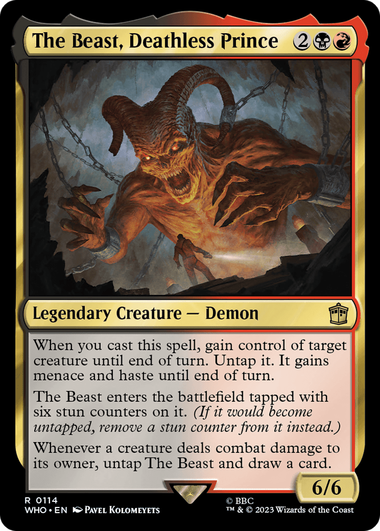 The Beast, Deathless Prince [Doctor Who] Foil