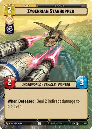 Zygerrian Starhopper (Hyperspace Foil) | Foil (917)  [Jump to Lightspeed]