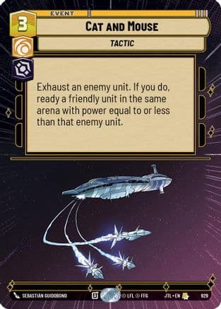 Cat and Mouse (Hyperspace Foil) | Foil (929)  [Jump to Lightspeed]