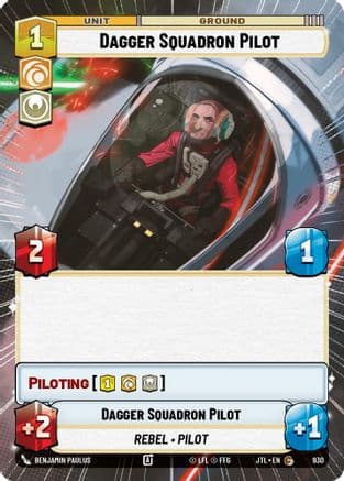 Dagger Squadron Pilot (Hyperspace Foil) | Foil (930)  [Jump to Lightspeed]