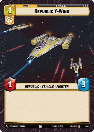 Republic Y-Wing (Hyperspace Foil) | Foil (946)  [Jump to Lightspeed]