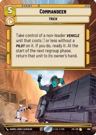 Commandeer (Hyperspace Foil) | Foil (969)  [Jump to Lightspeed]