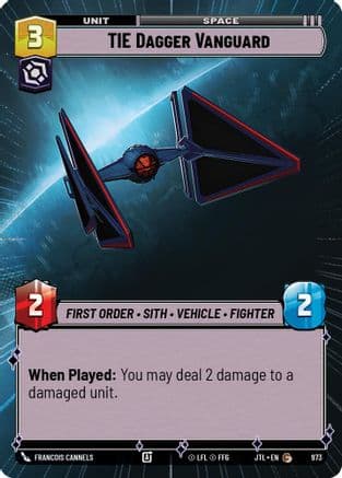 TIE Dagger Vanguard (Hyperspace Foil) | Foil (973)  [Jump to Lightspeed]