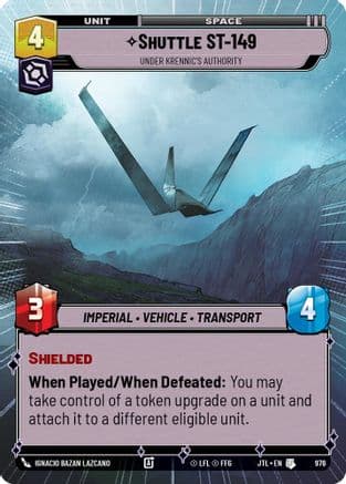 Shuttle ST-149 - Under Krennic's Authority (Hyperspace Foil) | Foil (976)  [Jump to Lightspeed]