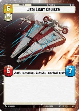 Jedi Light Cruiser (Hyperspace Foil) | Foil (985)  [Jump to Lightspeed]