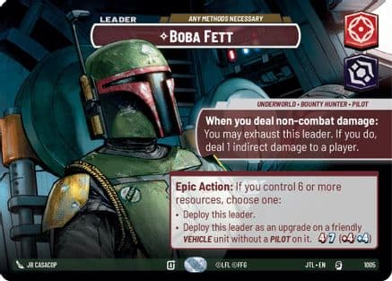 Boba Fett - Any Methods Necessary (Showcase) | Foil (1005)  [Jump to Lightspeed]