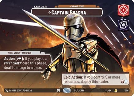 Captain Phasma - Chrome Dome (Showcase) | Foil (1006)  [Jump to Lightspeed]