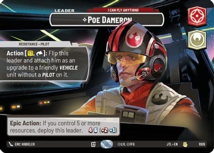 Poe Dameron - I Can Fly Anything (Showcase) | Foil (1009)  [Jump to Lightspeed]