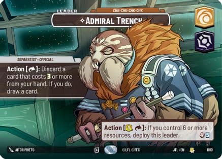 Admiral Trench - Chk-chk-chk-chk (Showcase) | Foil (1010)  [Jump to Lightspeed]