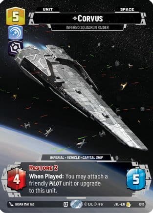 Corvus - Inferno Squadron Raider (Prestige) |  (1016)  [Jump to Lightspeed]