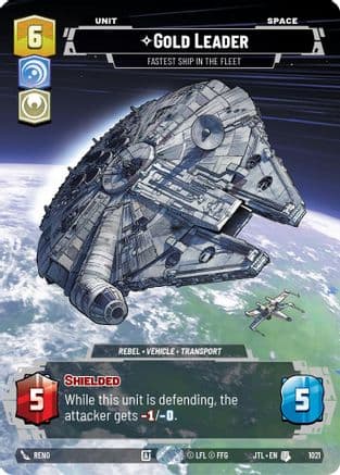Gold Leader - Fastest Ship in the Fleet (Prestige) |  (1021)  [Jump to Lightspeed]