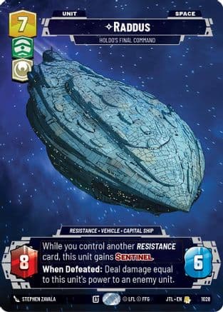 Raddus - Holdo's Final Command (Prestige) |  (1028)  [Jump to Lightspeed]