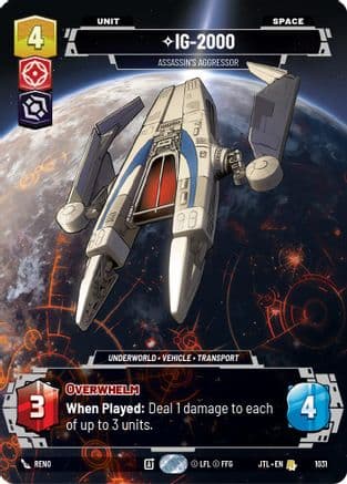 IG-2000 - Assassin's Aggressor (Prestige) |  (1031)  [Jump to Lightspeed]
