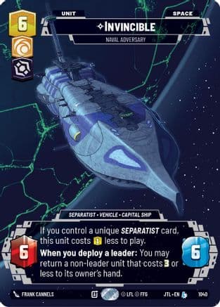 Invincible - Naval Adversary (Prestige) |  (1040)  [Jump to Lightspeed]