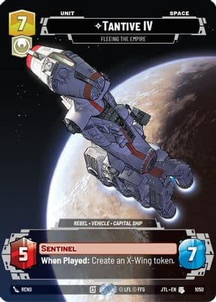 Tantive IV - Fleeing the Empire (Prestige) |  (1050)  [Jump to Lightspeed]