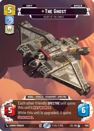 The Ghost - Heart of the Family (Prestige Foil) | Foil (1056)  [Jump to Lightspeed]