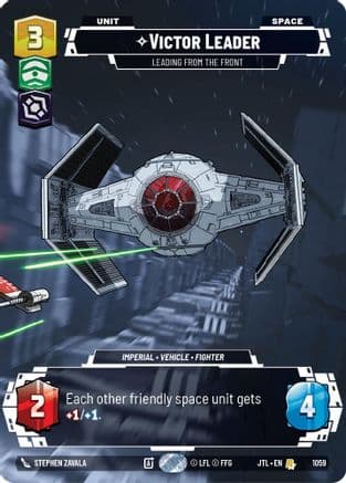 Victor Leader - Leading from the Front (Prestige Foil) | Foil (1059)  [Jump to Lightspeed]