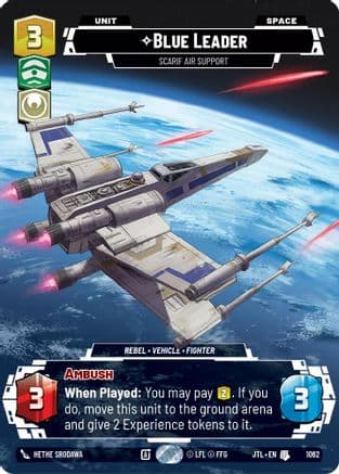 Blue Leader - Scarif Air Support (Prestige Foil) | Foil (1062)  [Jump to Lightspeed]