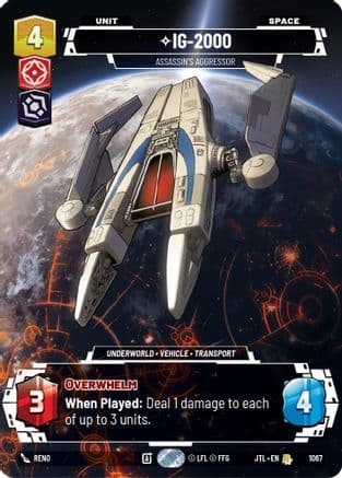 IG-2000 - Assassin's Aggressor (Prestige Foil) | Foil (1067)  [Jump to Lightspeed]