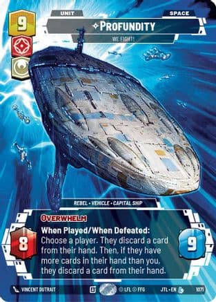 Profundity - We Fight! (Prestige Foil) | Foil (1071)  [Jump to Lightspeed]