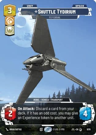 Shuttle Tydirium - Fly Casual (Prestige Foil) | Foil (1078)  [Jump to Lightspeed]