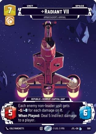 Radiant VII - Ambassadors' Arrival (Prestige Foil) | Foil (1081)  [Jump to Lightspeed]