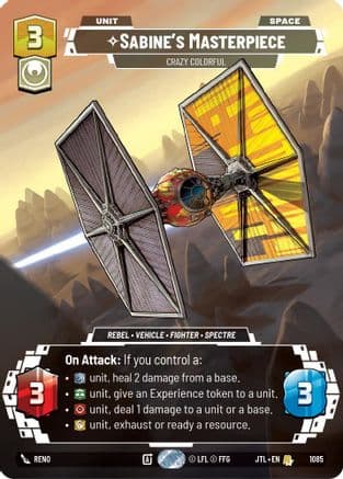Sabine's Masterpiece - Crazy Colorful (Prestige Foil) | Foil (1085)  [Jump to Lightspeed]