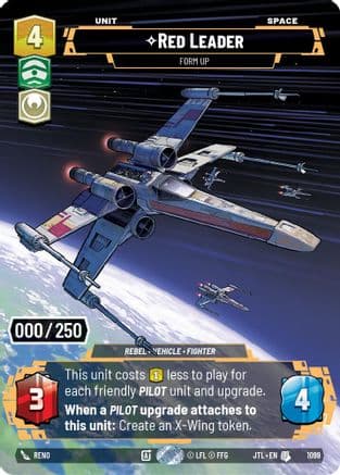 Red Leader - Form Up (Serialized) | Foil (1099)  [Jump to Lightspeed]