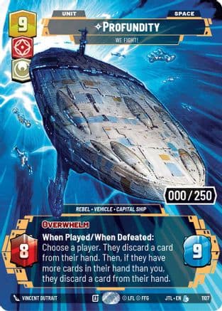 Profundity - We Fight! (Serialized) | Foil (1107)  [Jump to Lightspeed]
