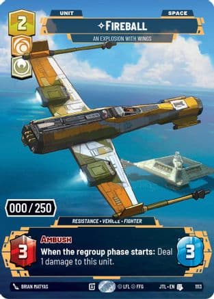 Fireball - An Explosion With Wings (Serialized) | Foil (1113)  [Jump to Lightspeed]