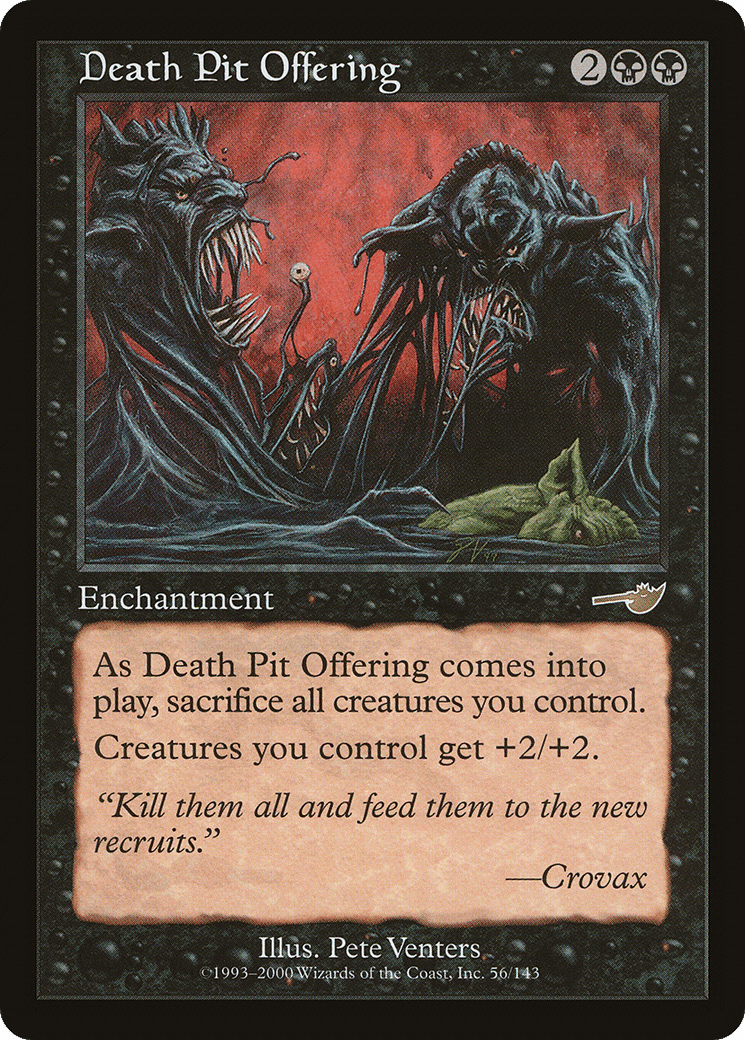 Death Pit Offering [Nemesis] Foil