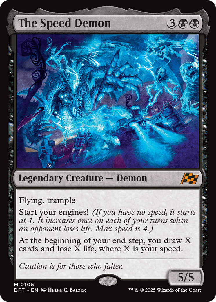 The Speed Demon |  Foil (105) [Aetherdrift]