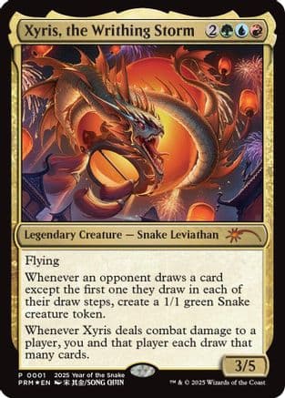 Xyris, the Writhing Storm (Year of the Snake 2025) (001) [Standard Showdown Promos]  Foil