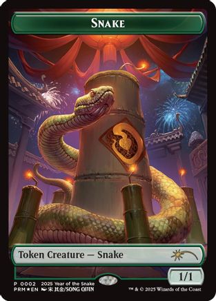 Snake Token (Year of the Snake 2025) (002) [Standard Showdown Promos]  Foil