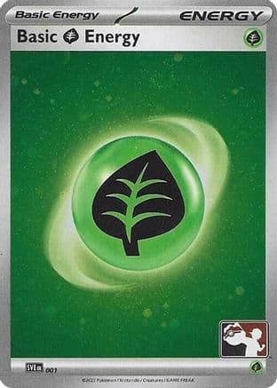 Basic Grass Energy (Cosmos Holo) 001- Prize Pack Series Cards Holofoil