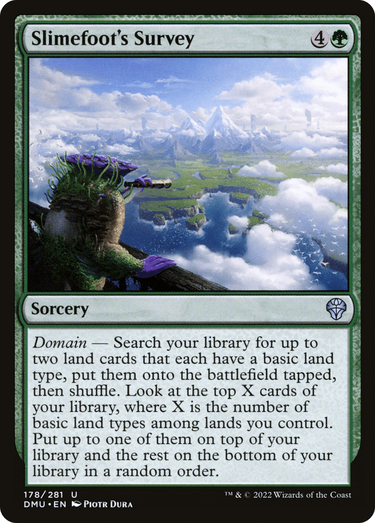 Slimefoot's Survey [Dominaria United] Foil
