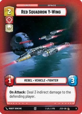 Red Squadron Y-Wing |  (11)  [Jump to Lightspeed  Weekly Play Promos]