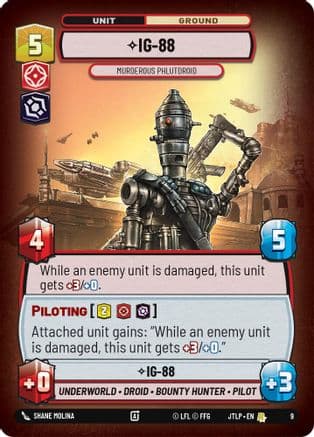 IG-88 - Murderous Phlutdroid |  (9)  [Jump to Lightspeed  Weekly Play Promos]