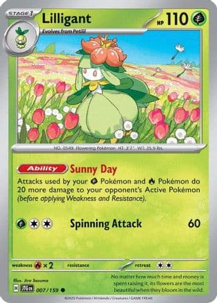 Lilligant 007- SV09 Journey Together Reverse Holofoil