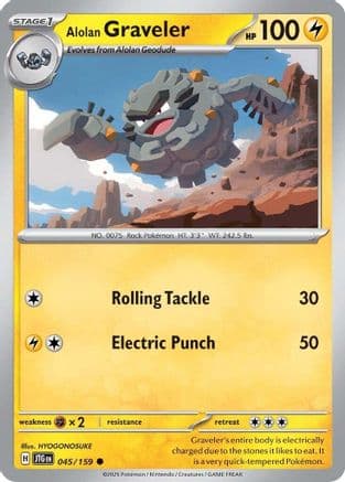Alolan Graveler 045  SV09 Journey Together - Common